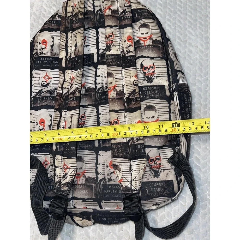DC Comics Suicide Squad Backpack Harley Quinn Joker Bioworld School Bag